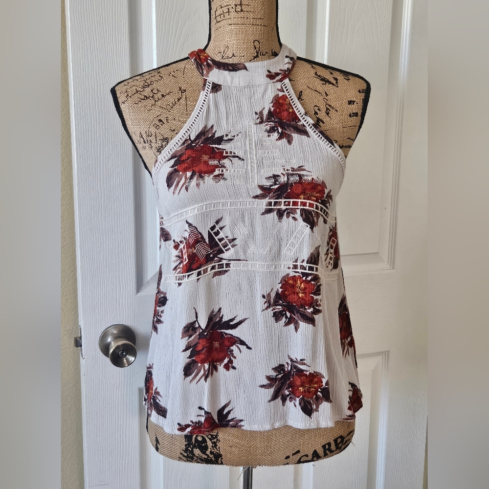Floral Halter Neck Top